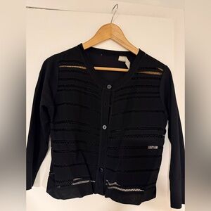 Chic Black Women's Cardigan